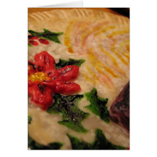 Cartão Torta da vela