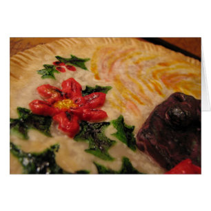 Cartão Torta da vela