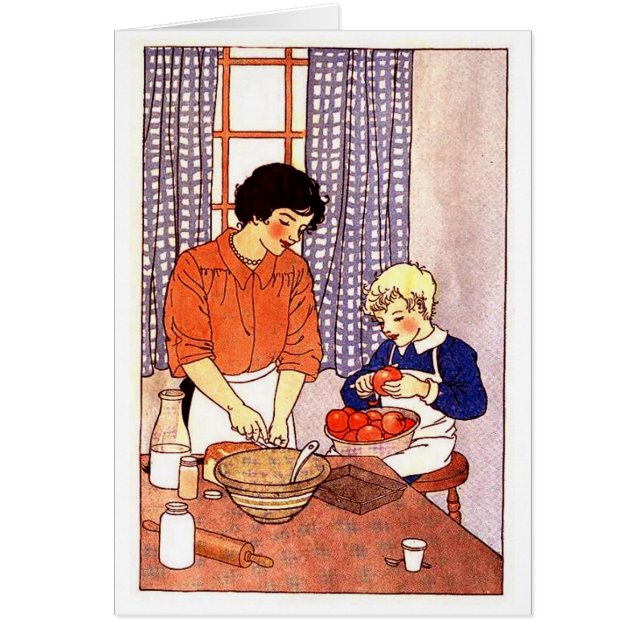 Cartão Torta de Apple (Frente)