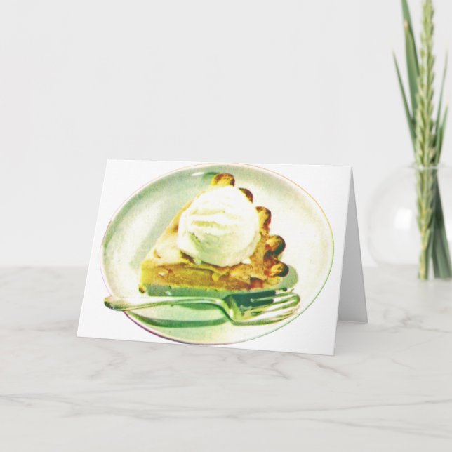 Cartão Torta de Apple 1955 (Frente)