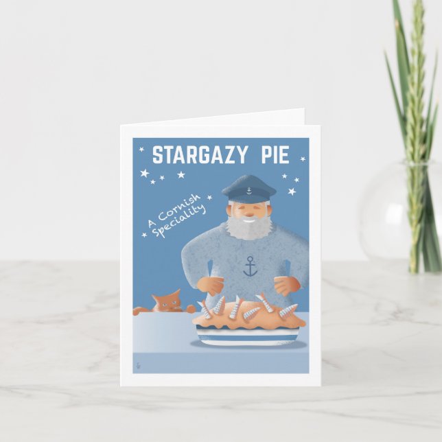 Cartão Torta Stargazy (Frente)