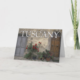Cartão Toscana, Itália Portal Toscano Feliz Aniversár