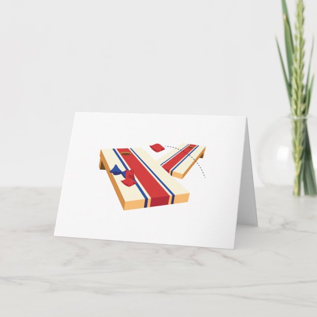 Cartão Toss Cornhole (Frente)