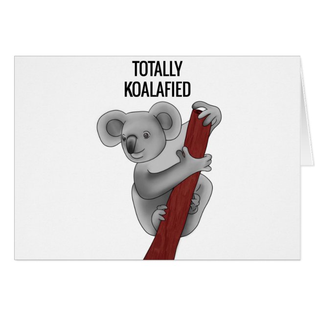 Cartão Totalmente Koalafied (Frente Horizontal)
