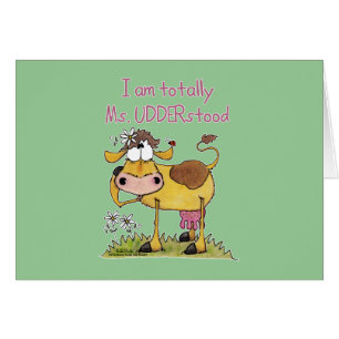 Cartão Totalmente Sra. UDDERstand