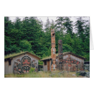 Cartão Totem Poles - Alasca