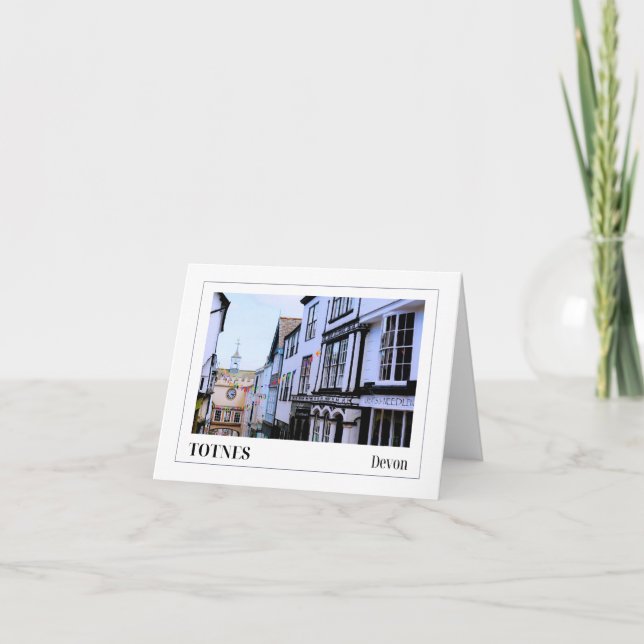 Cartão Totnes, Devon (Frente)
