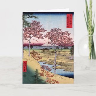 Cartão Tōto Meguro Yuhhigaoka, Ando Hiroshige