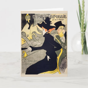 Cartão Toulouse-Lautrec - Divan Japonês