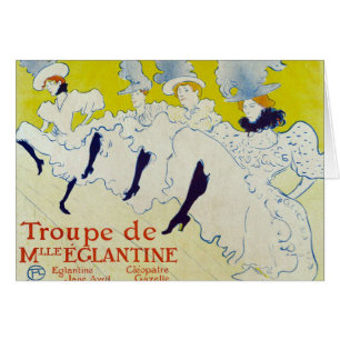 Cartão Toulouse Lautrec Poster Art