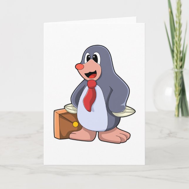 Cartão Toupeira como Empreendedora com Bolsa (Frente)