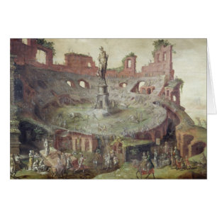 Cartão Tourada antiga, 1552