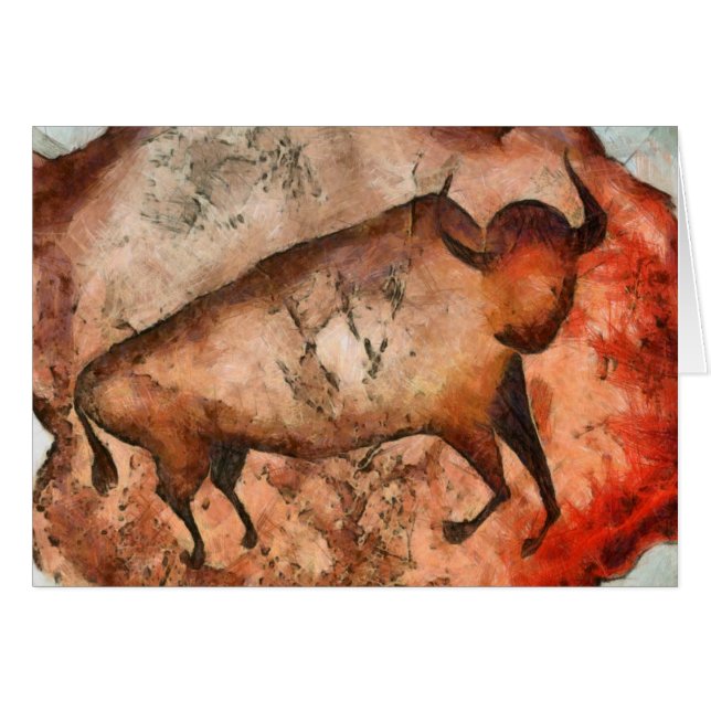 Cartão Touro de Altamira (Frente Horizontal)