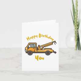 Cartão Tow You Engraçado Birthday Card