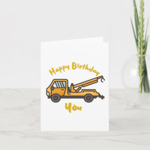 Cartão Tow You Engraçado Birthday Card