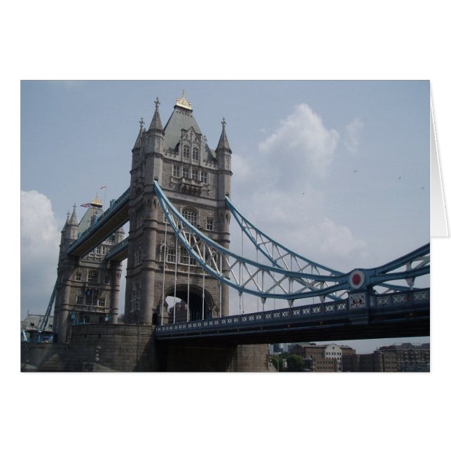 Cartão Tower Bridge London Card (Frente Horizontal)