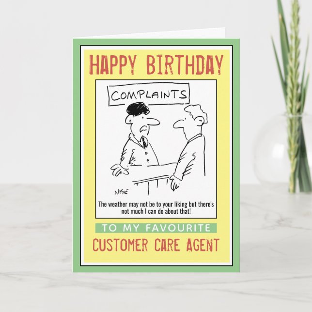 Cartão Trabalhador de Atendimento ao Cliente do Departame (Frente)