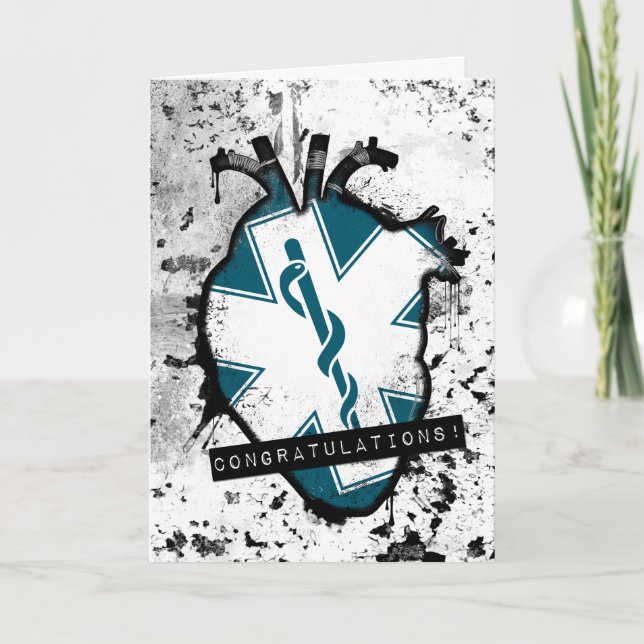 Cartão trabalhador do ems dos parabéns (Frente)