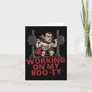 Cartão Trabalhando Na Minha Vamp Muscular Do Dia de as Br