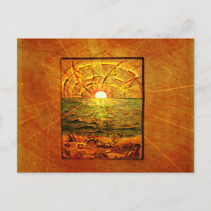 Cartão Trabalho de arte verde