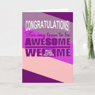 Cartão Trabalho em equipe