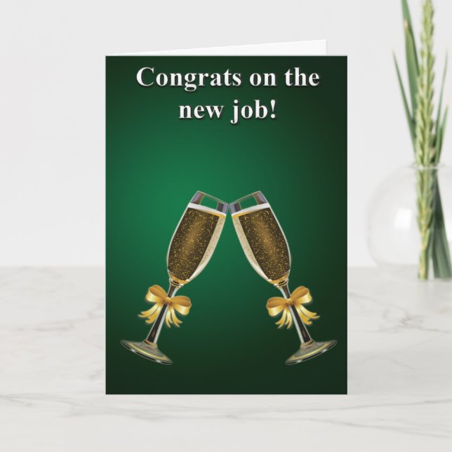 Cartão Trabalho novo! (Frente)