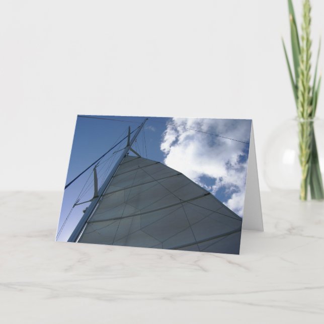 Cartão Trabalho novo, mudança da vida (Frente)