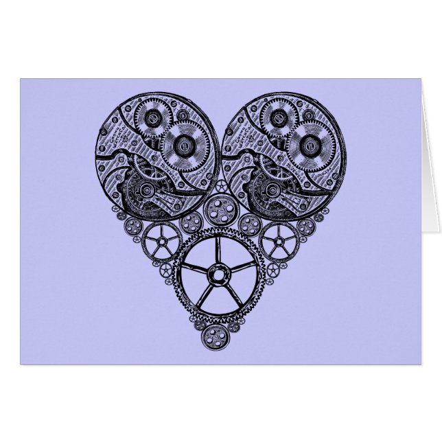 Cartão Trabalhos do pulso de disparo de Steampunk e (Frente Horizontal)