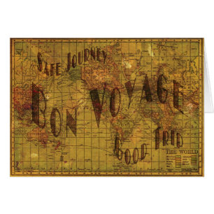 Cartão Traçando meus viagens