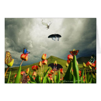 Cartão Traças & tulipas