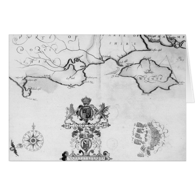 Cartão Trace No.7 que mostra a rota da frota da armada (Frente Horizontal)