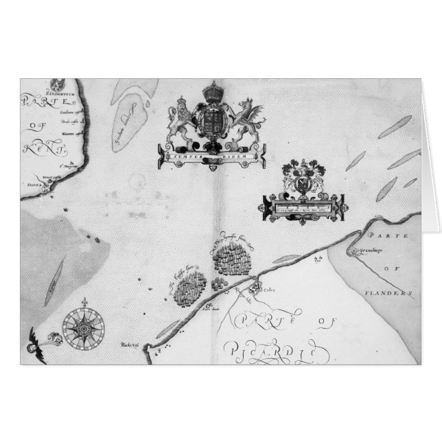 Cartão Trace No.9 que mostra a rota da frota da armada (Frente Horizontal)