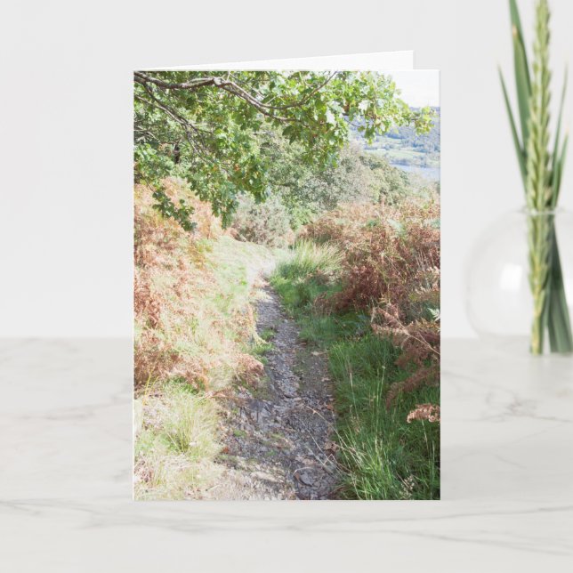 Cartão track Coniston Inglaterra (Frente)