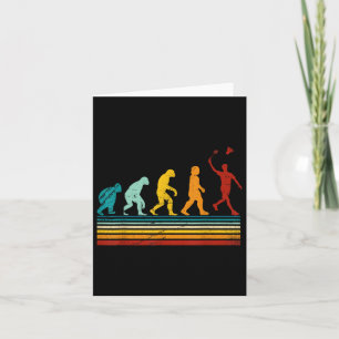 Cartão Traço Retroativo Com Evolução De Tumulto Darwin