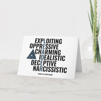 Cartão Traços de um Líder do Culto