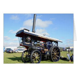 Cartão Traction Engine Renown