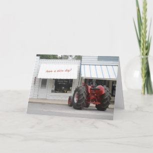 Cartão Tractor Birthday Card