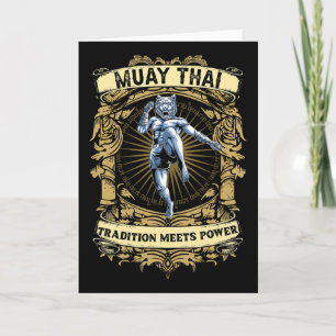 Cartão Tradição Encontra Poder - Kickboxing E Muay Thai F