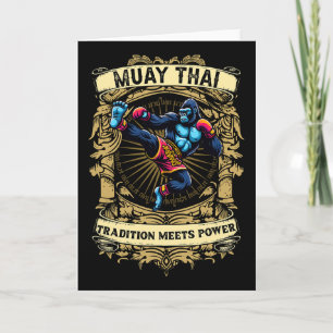 Cartão Tradição Encontra Poder - Kickboxing E Muay Thai G