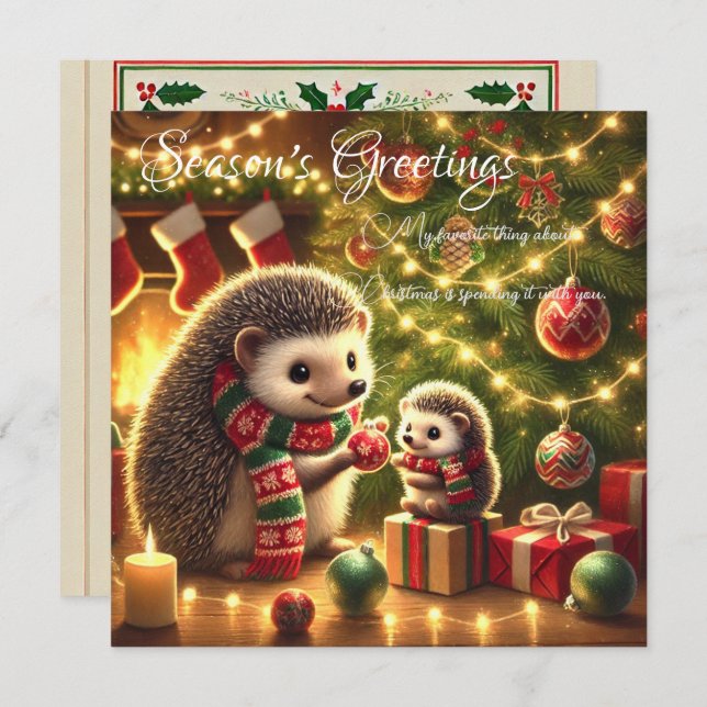 Cartão Tradição Familiar (Frente/Verso)