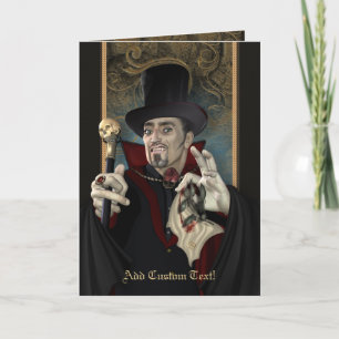 Cartão Traditional Vampire Greetings & Notecards