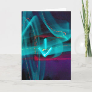 Cartão Traffic Arrow Greeting Card