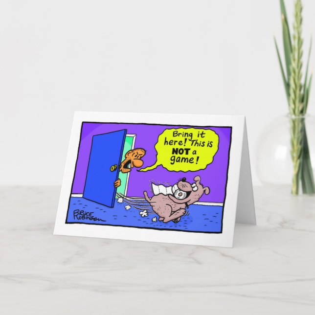 Cartão Traga-o aqui! Isto NÃO é um jogo! (Frente)