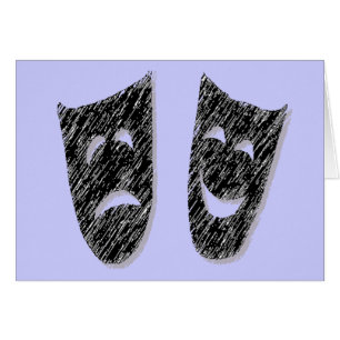 Cartão Tragédia da comédia