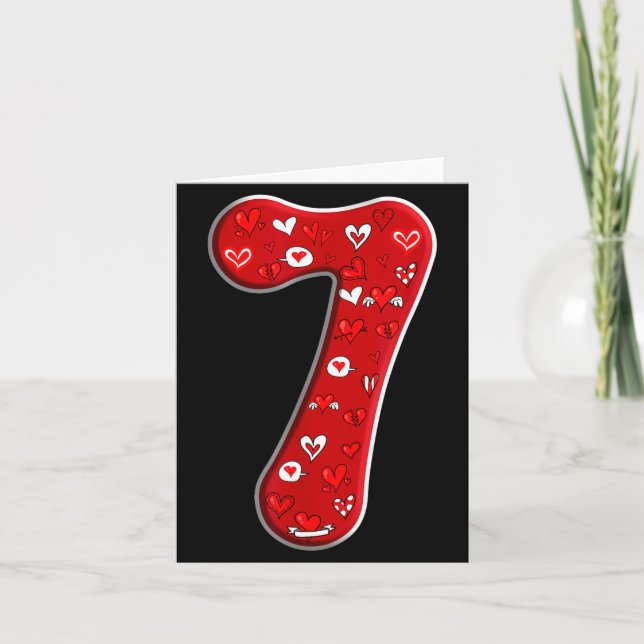 Cartão Traje de Casal Duo 67 Meme Seis Sete Número 7 Vale (Frente)