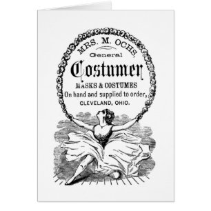 Cartão Traje Venda da Sra. Och