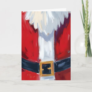 Cartão Traje Vermelho de Papai Noel Natal