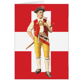 Cartão Trajes tradicionais de Appenzell Innerrhoden