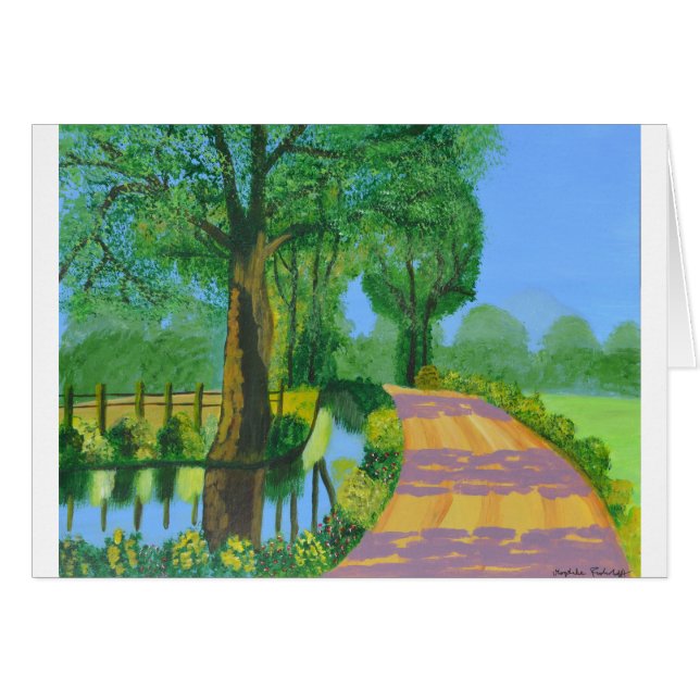 Cartão Trajetória de Verão (Frente Horizontal)