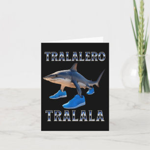 Cartão Tralalalero Tralala - Memória do Brainrot Italiano